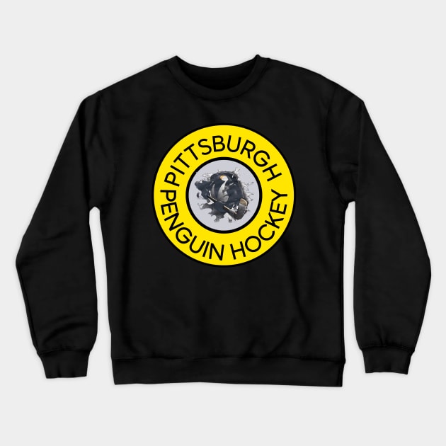 Pittsburgh Penguins Burst Crewneck Sweatshirt by Iron City Stories